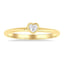 Petite Bezel Solitaire Ring