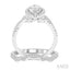 Marquise Shape Halo Diamond Wedding Set