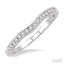 Curved Diamond Wedding Band