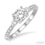 Round Shape Diamond Engagement Ring