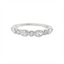 Alternating Diamond Wedding Ring