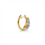 Diamond Huggie Hoop Earrings