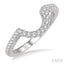Curved Diamond Wedding Band