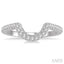 Curved Diamond Wedding Band