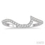 Curved Diamond Wedding Band