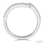 Curved Diamond Wedding Band
