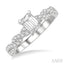 Emerald Shape Diamond Engagement Ring