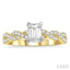 Emerald Shape Diamond Engagement Ring