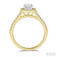 Cushion Shape Halo Diamond Engagement Ring