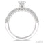 Round Shape Endless Embrace Semi-Mount Diamond Engagement Ring