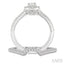 Round Shape Halo Diamond Wedding Set