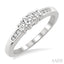 Round Shape Past Present & Future Diamond Engagement Ring