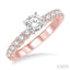 Round Shape Endless Embrace Diamond Engagement Ring