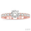 Round Shape Endless Embrace Diamond Engagement Ring
