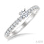 Round Shape Endless Embrace Diamond Engagement Ring