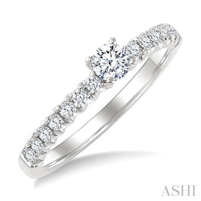 Round Shape Endless Embrace Diamond Engagement Ring