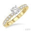 Round Shape Endless Embrace Semi-Mount Diamond Engagement Ring