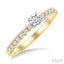 Round Shape Endless Embrace Semi-Mount Diamond Engagement Ring
