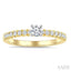 Round Shape Endless Embrace Semi-Mount Diamond Engagement Ring