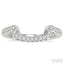 Curved Diamond Wedding Band