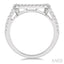 Curved Diamond Wedding Band
