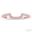 Curved Diamond Wedding Band