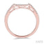 Curved Diamond Wedding Band