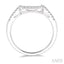 Curved Diamond Wedding Band