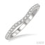 Curved Diamond Wedding Band
