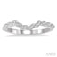 Curved Diamond Wedding Band