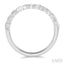 Curved Diamond Wedding Band