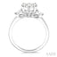 Round Shape Lovebright Diamond Engagement Ring