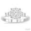Round Shape Lovebright Diamond Engagement Ring