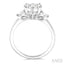 Round Shape Lovebright Diamond Engagement Ring