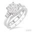 Round Shape Lovebright Diamond Wedding Set