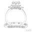 Round Shape Lovebright Diamond Wedding Set