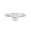 Miosogno Oval Diamond Hidden Halo Engagement Ring