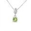 Peridot & Diamond Pendant