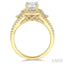 Oval Shape Semi-Mount Diamond Engagement Ring