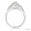 Pear Shape Halo Diamond Engagement Ring