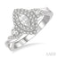 Marquise Shape Halo Diamond Engagement Ring