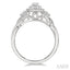 Marquise Shape Halo Diamond Engagement Ring