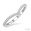 Chevron Diamond Wedding Band