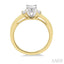 Emerald Shape Diamond Engagement Ring