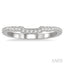 Curved Diamond Wedding Band