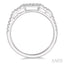 Curved Diamond Wedding Band