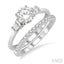 Round Shape Diamond Wedding Set