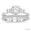 Round Shape Diamond Wedding Set