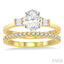 Oval Shape Diamond Wedding Set