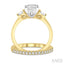 Oval Shape Diamond Wedding Set